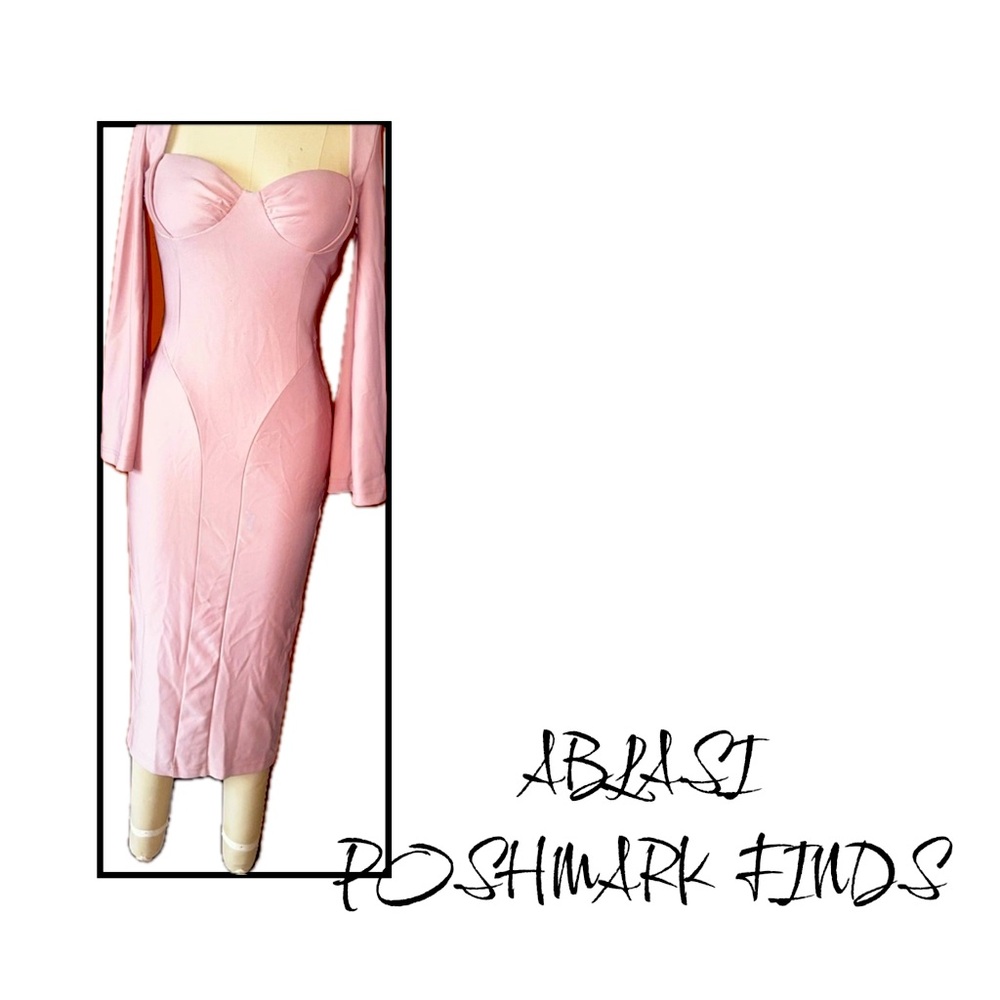 Fashion Nova Lily Rose Midi Dress